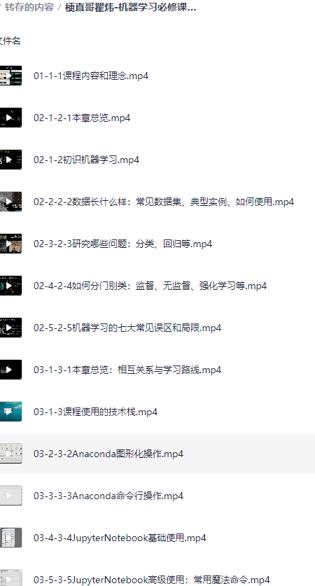 梗直哥瞿炜-机器学习必修课：经典算法与Python实战
