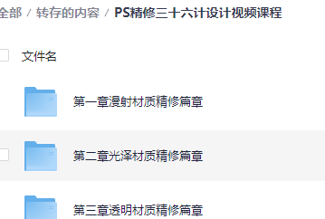 PS精修三十六计设计视频课程
