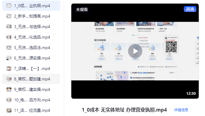 2024抖音小店-精细化运营百科全书：让你听得懂，学得会，能落地（34节课）