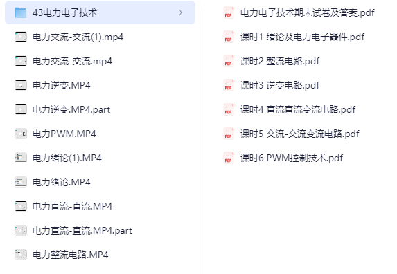 新版高数帮~电力电子技术