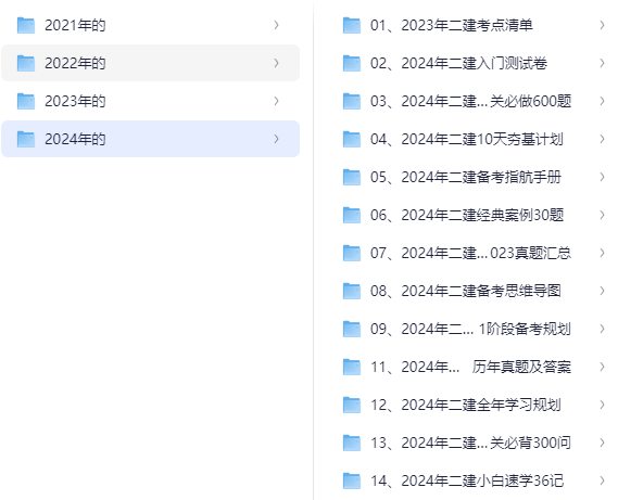 二级建造师课程合集