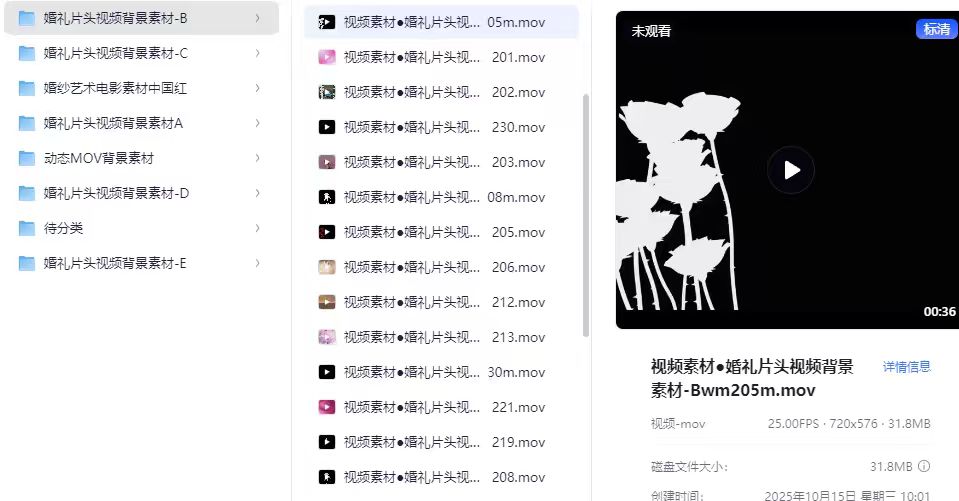 60款国潮古风背景视频素材